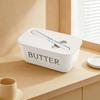 Rectangular Butter Storage Box Plastic Cheese Dish Multi-functional Butter Container  Refrigerator