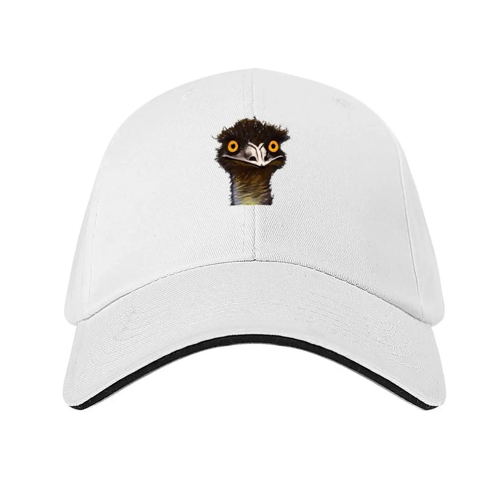 Crazy Emu Baseball Cap Bobble Hat Brand Unisex Cap Funny Hat Unique Hats Luxury Women Unisexs
