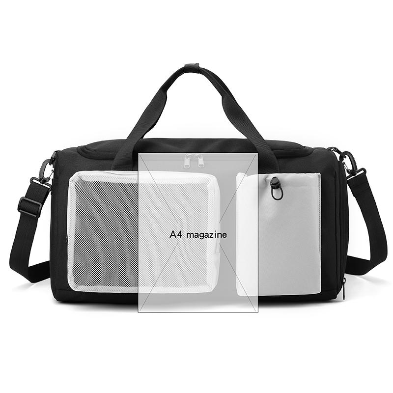 Dry Wet Separation Gym Bag Large Capacity Travel Bag Sleeable Rod Luggage Bag