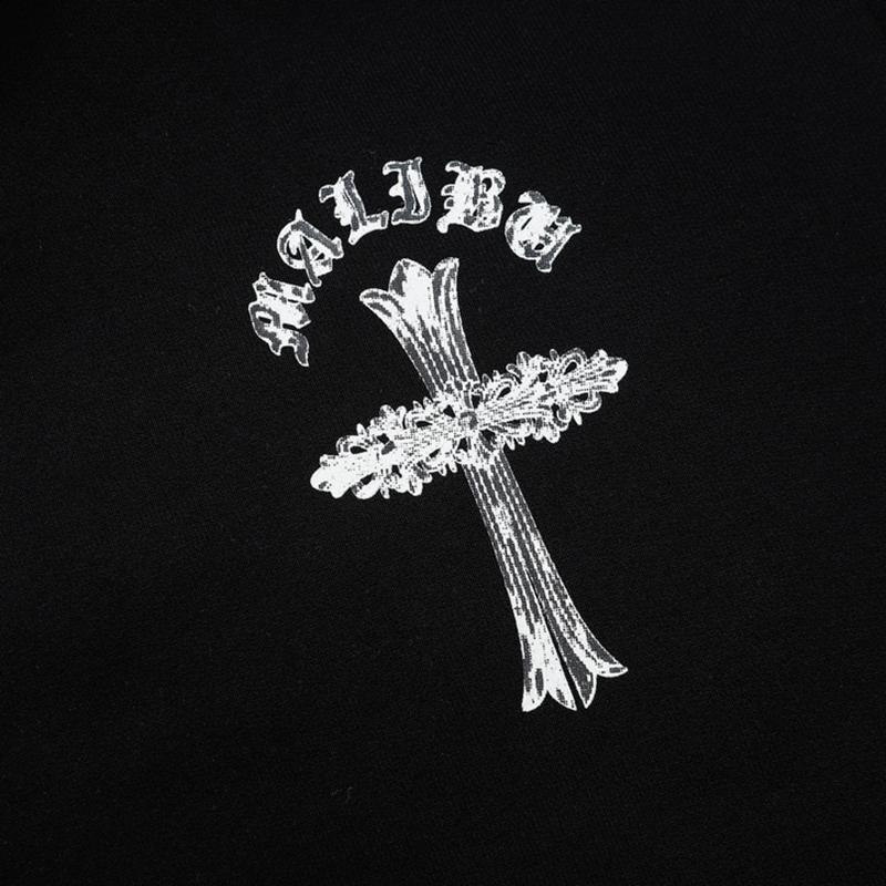 823 CHROME HEARTS 2025 Høst og Vinter Ny Pluss Størrelse Klassisk Stil Logo Hettegenser, Egnet for Par å Bruke