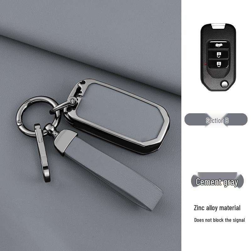 Stylish Metal Car Key Case for XRV, Fit, Vezel, URV, Fengfan, Xiangyu - Personalized Luxury Remote Shell Cover