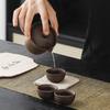 Purple Sand, a Pot of Four Cups of Tea Set As a Souvenir, Practical Small Gifts for Business Exhibitions, and Printing for Customers When They Open.