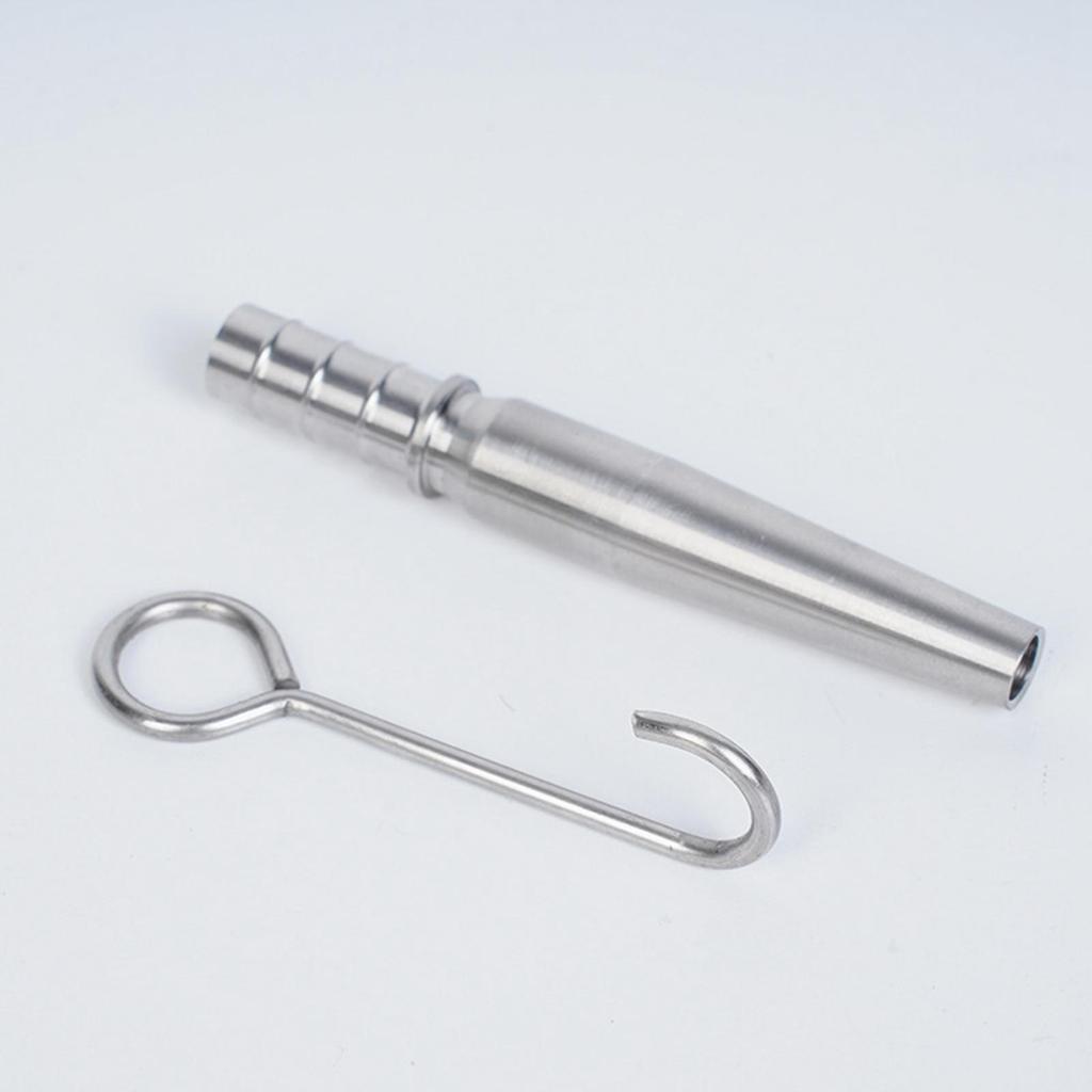 4 Pieces Professional Maple Tree Syrup Tap Kit with Hooks for Home Yard