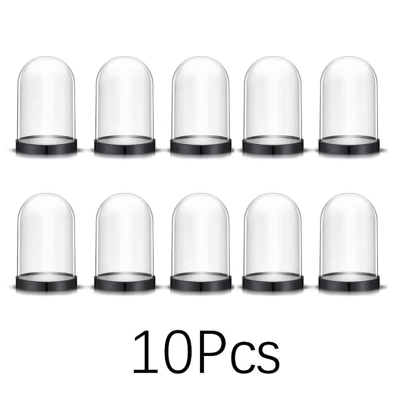 

DIY Transparent Plastic Bell Jar Dome Ball with Screw-On Lid for Preserved Flowers Ideal for Valentine s Day And Holiday Crafts