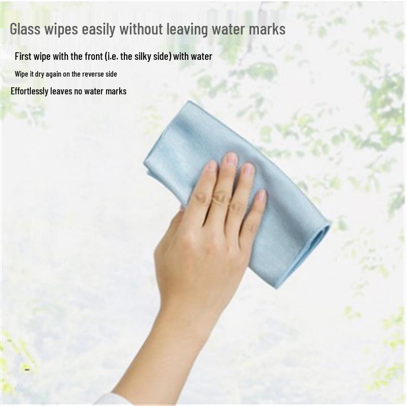 Glass Cleaning Cloth - Lint-Free, No Watermarks, Ideal for Housekeeping and Wine Glasses