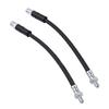 2PCS Front Rubber Brake Hose Set GBH249Z Front Brake Line Replacement for Classic Mini 1959 2000