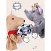 Adorable Plush Boxing Hand Puppets With Sound Interactive Cartoon Toy For All Ages