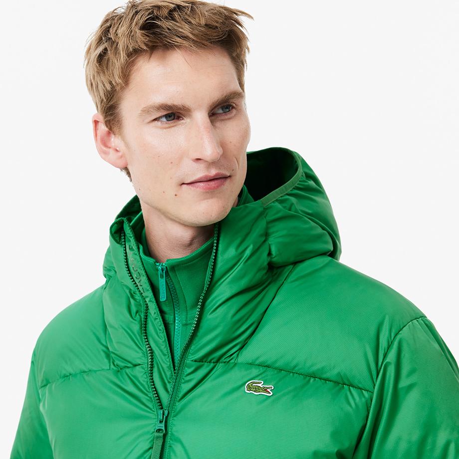 [lacoste] Men's Hooded Down Puffer BH7841-54NLDM
