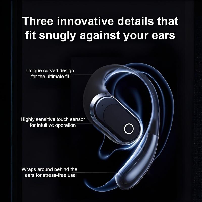 Kabelloses Bluetooth Open Translation Headset Magnetisches In-Ear Digitalanzeige Rotierendes On-Ear Headset