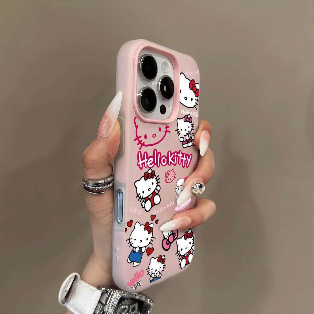 Hello Kitty Jelly Case: Drop-proof Two-in-One for iPhone 17 Pro/16
