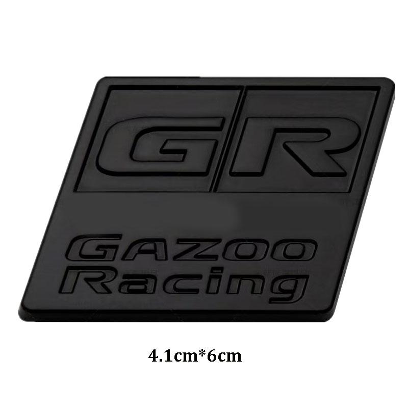 3D Metal GR Sticker Car Trunk Sports Decoration Suitable For Yaris Corolla Camry C-HR Modification Accessories