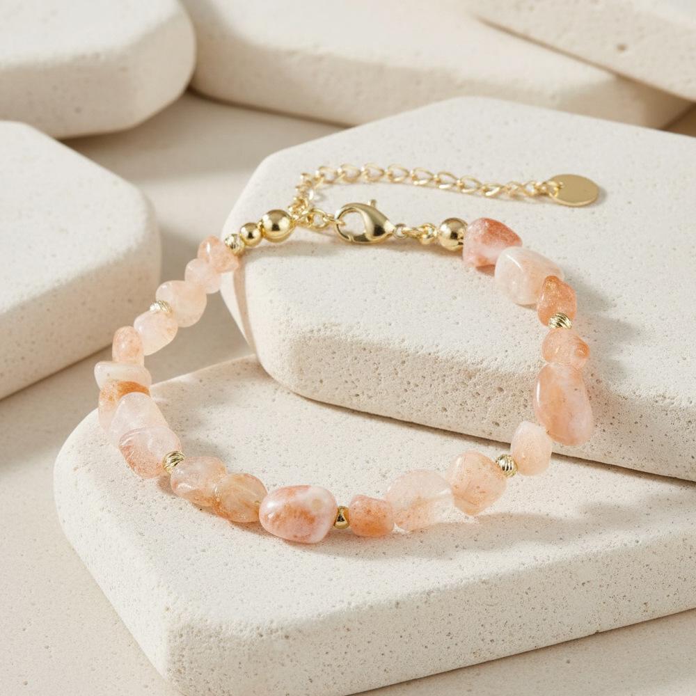 European Style Semi-Precious Stone Beaded Bracelet - Maillard Luxury Crystal
