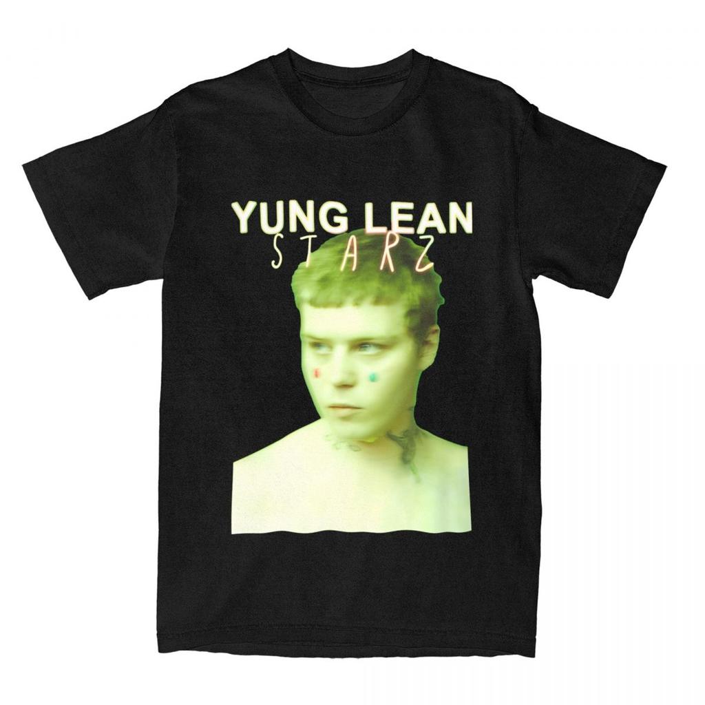Yung Lean Swedish Rapper TShirt Singer Hippie T Shirts ShortSleeve Classic Tshirt Summer Cotton ONeck Plus Size 5XL Tees