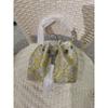 2026 Womens Crystal-Embellished Crossbody Bag Fringe Detail Small Square Shoulder No Top Handle