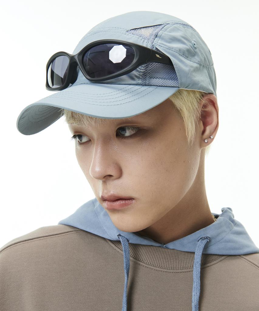 NODE LABS Dev:10 Sunglasses Cut Ball Cap_Vintage Blue