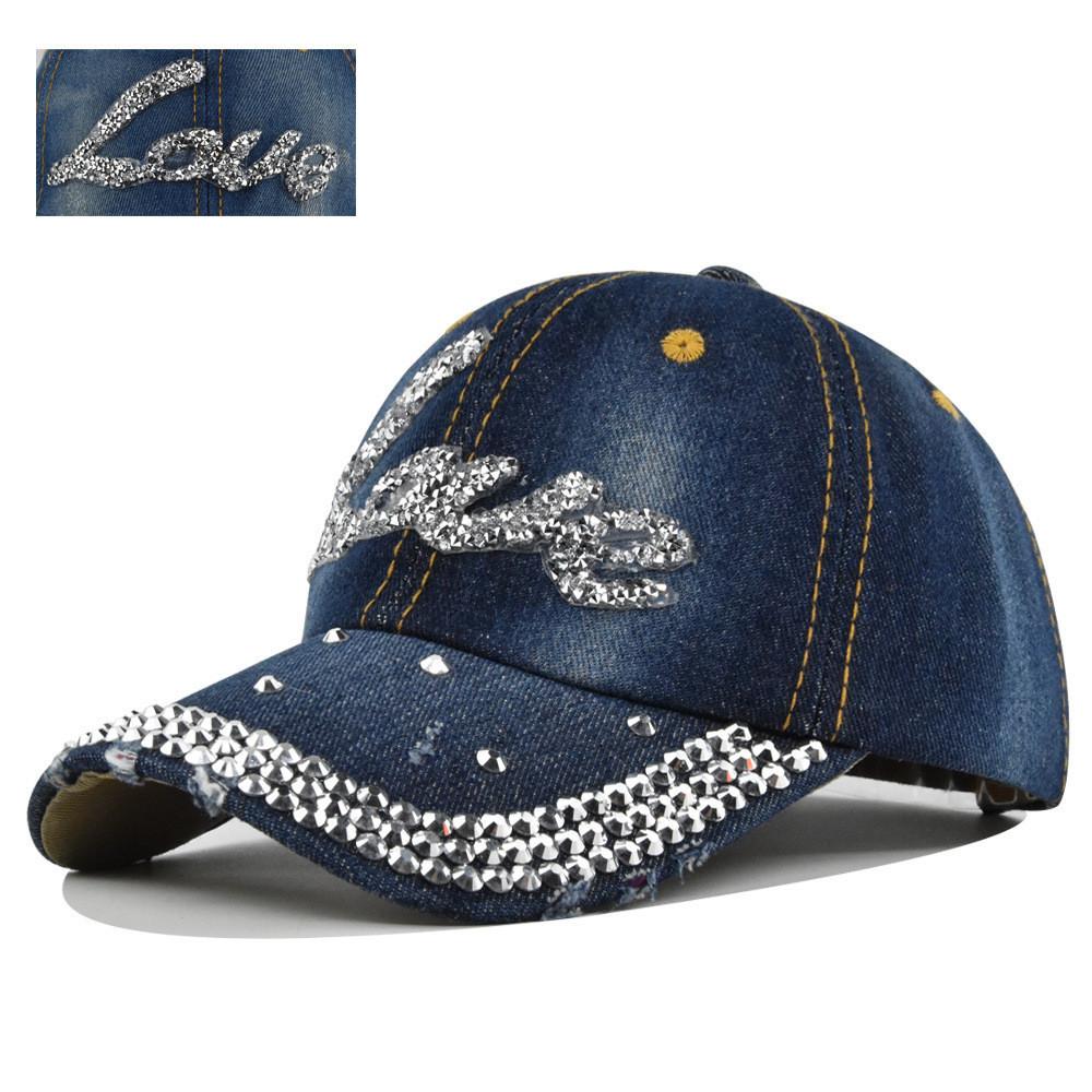 Cowboy Glitter Hat Embellishments Baseball Hat Holes Duck Tongue Sunshade Hat