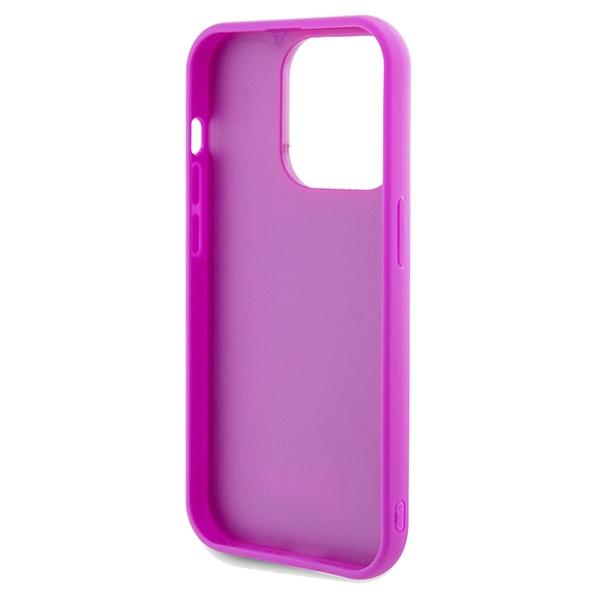 Guess Guhcp14Lpmsdgsf Iphone 14 Pro 6.1 Fuksja/Fuschia Hardcase Disco Metal Script