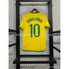 Retro 67AC Brazil 22 Kaka Short Sleeve Football Jersey Unisex Women