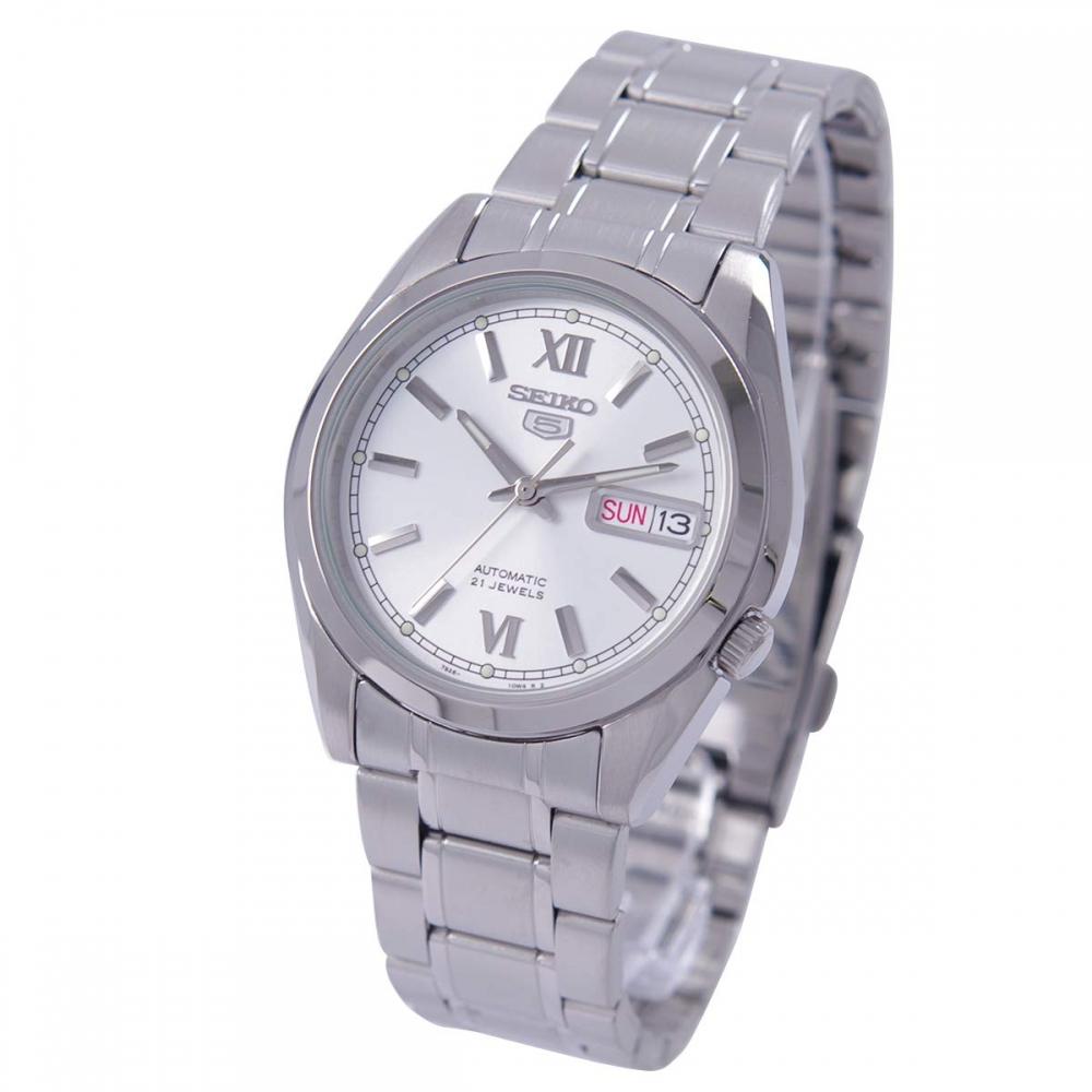 

Seiko Seiko Men S Snkl51k1 5 Серебряный циферблат Мужские часы Мужские часы