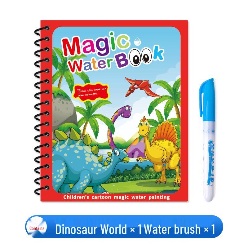 Magic Water Drawing Book: Reusable Children's Coloring & Graffiti Toy