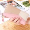 Women's Trendy Color Block Long Clutch Wallet, Large Capacity Zipper, 2020 Style