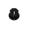 FLEOR 12pcs Plastic Amplifier Amp Knobs Bass Guitar Control Knobs Black Guitar Accessories,Big / Small Knobs Choose