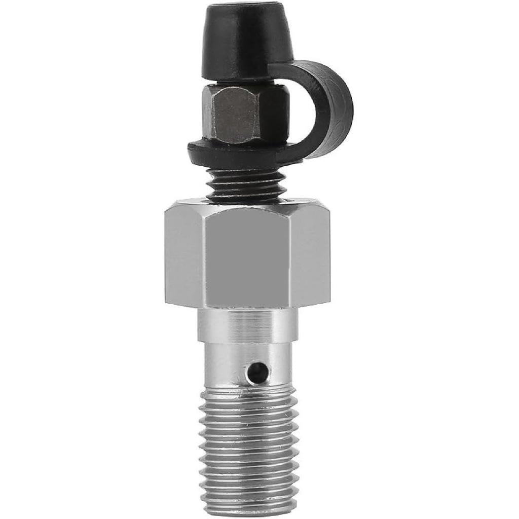 M10x1.25mm Motorcykel Bromscylinder Bromsok Luftningsskruv Banjobult Dammskydd