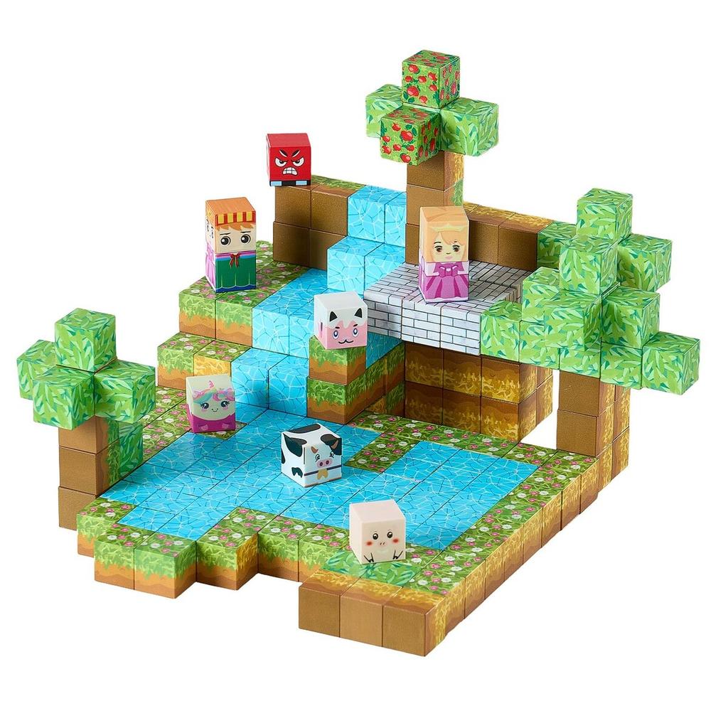 Magnetic Blocks 150 PCS Forest Castle Set STEM Montessori Sensory Toys