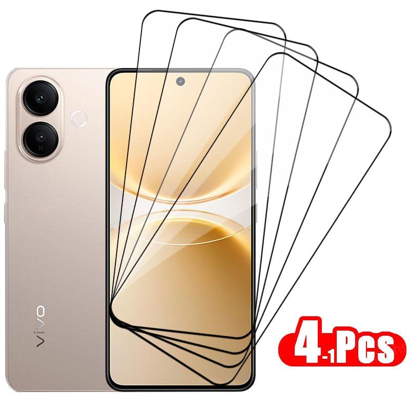 4-1Pcs Glass For Vivo V70 Lite Full Cover Tempered Glass Vivo V70 Lite Screen Protector Protective Phone Film Vivo V70 Lite