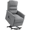 Electric Riser Recline Armchair With Footrest Grey