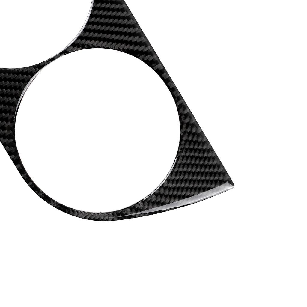 For Lexus IS250 13-20 Carbon Fiber Center Armrest Water Cup Holder Panel Trim Cover Car Interior Decoration Accessories