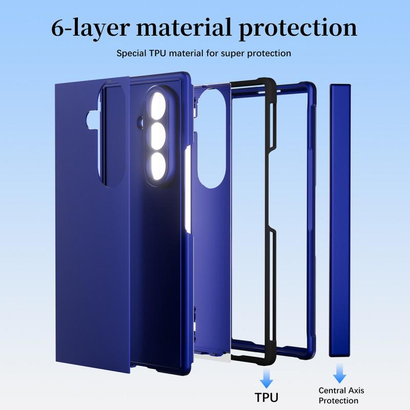 Galaxy Z Fold8 Ultra Case Full Cover TPUPC Electroplated Transparent Shockproof Foldable Phone Shell