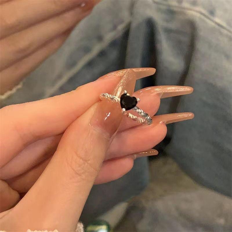 Diamond Set With Zirconia Ring Wedding Banquet Bridal Handmade Gift
