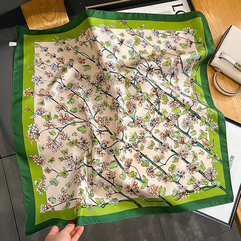 Scarf Women's Winter K-styleeasiest for Matchfashion Silk 65 Square Scarf Shawl Mulberry Silk Scarf