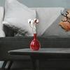 Red Ceramic Vase, Modern Decorative Vases for Dining Room, Bookshelf, Kitchen