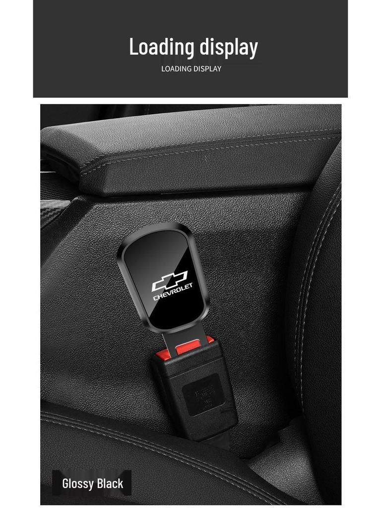 Compatible Seat Belt Clips for Chevrolet Models: Orlando, Malibu, Cruze, Equinox, and More.