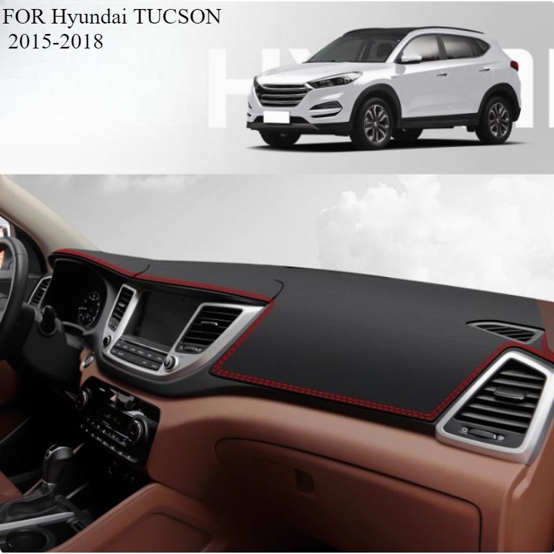 FOR Hyundai TUCSON 2015-2018 Car Dash Mat Dashmat Dashboard Mat Cover Sun Shade Dash Board Cover Carpet  Accessories