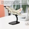 1/50 Scale J10 Fighter Model,  Alloy Fighter Lifelike Structures with Showing Stand for Household for Bedroom