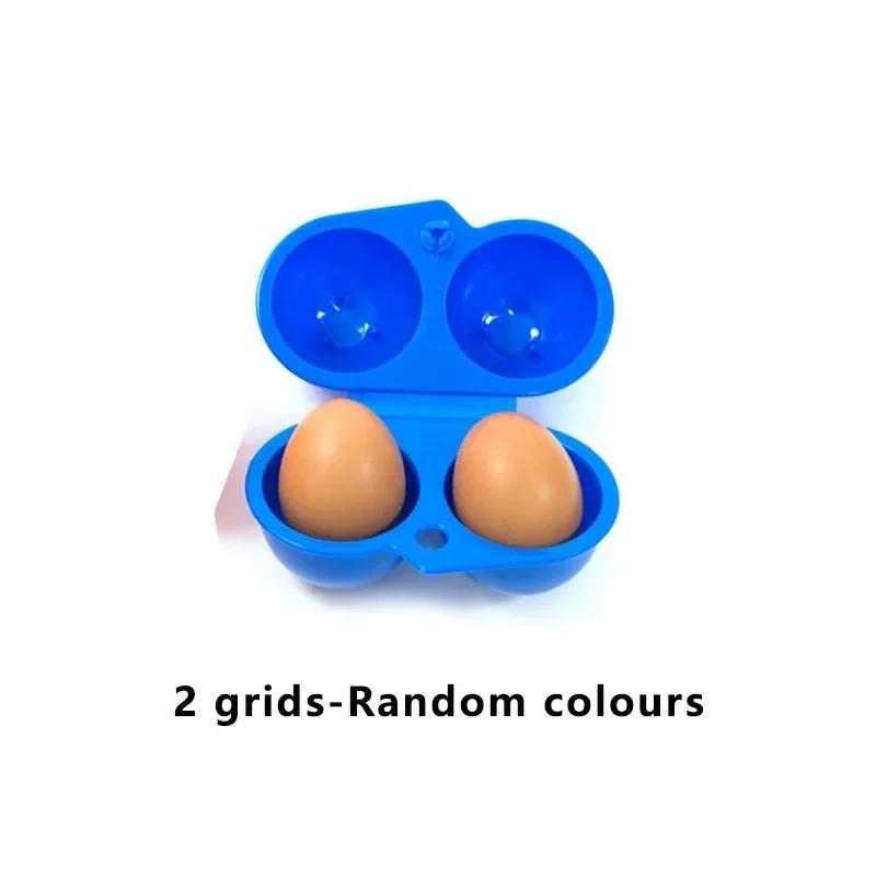 2/4/6/12 Grids Egg Storage Box Home Kitchen Organizer Egg Holder Container Case Portable Outdoor Camping Picnic Eggs Boxes Case