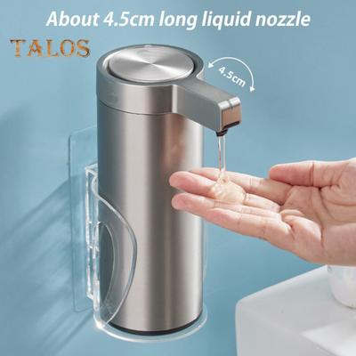 Automatic Induction Soap Dispenser 304 Stainless Steel Body 3-Speed Adjustable TYPE-C Charging Touchless Electric Soap Dispenser