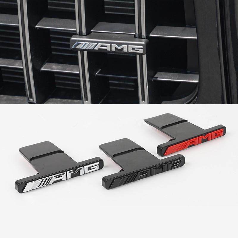 Car Front Grill Badge Emblem Sticker Accessories CKZWB-AMG for Mercedes Benz AMG GLA GLC CLS W212 W176 W210 Interior Mouldings SI3