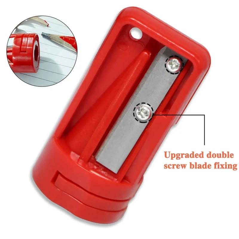 2/4 Pcs Woodwork Carpenter Pencil Sharpener Cutter Shaver Narrow Sharpening Tool For Woodworking Hand Tools Pencil Sharpener