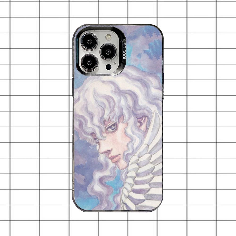 Griffith B-BerserkS Phone Case For iPhone 16,15,14,13,12,11,8,7,Pro,Max,Plus,Mini,XS,SE Anti Fall Black Matte Hard