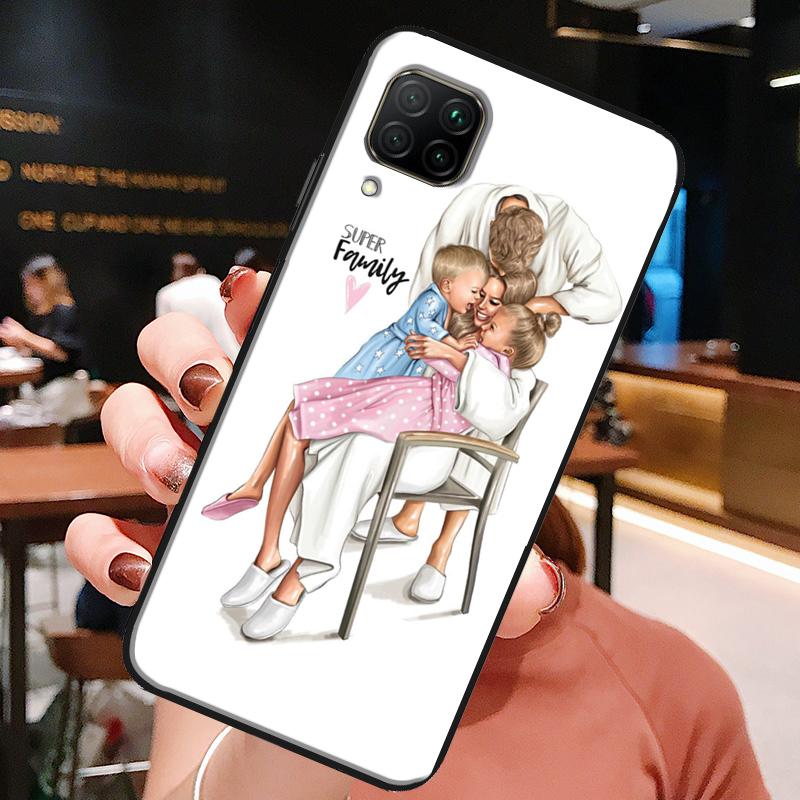 SUPER MOM MOTHER MAMA CUTE BABY For Huawei Honor X8a X7a X9a X8 50 70 90 Lite Magic5 Pro P20 P30 P40 P50 P60 Nova 9 5T Case