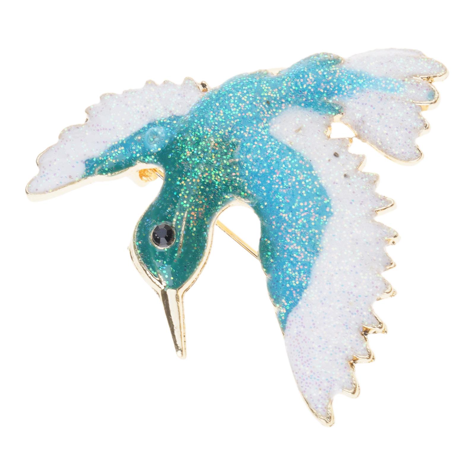 

Очаровательная брошь-значок в виде птички, украшение, животное, ювелирное изделие, идеально подходит для сумок, шляп и сумок, модные аксессуары синий