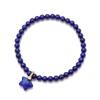 Natural Stone Bead Star-Shaped Pendant Bracelet, Suitable For Both Men And Women, Features Tiger Eye And Rose Quartz Beads, A Fashionable Accessory.