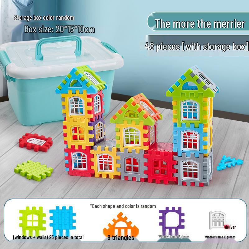 PlayHouse Blocks: Large 3-Year+ Building Set for Boys & Girls