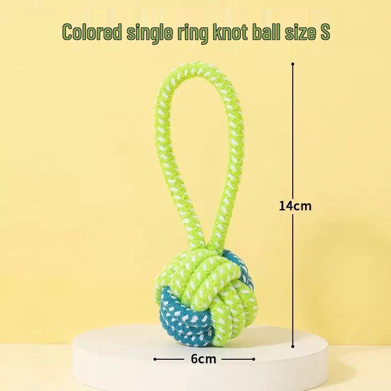 Two-Color Dog Chew Toys Set, Teething Sticks, Teeth-Cleaning, Training Rope for Pets