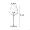 Diamond Wine Glass Set for Celebratory Occasions