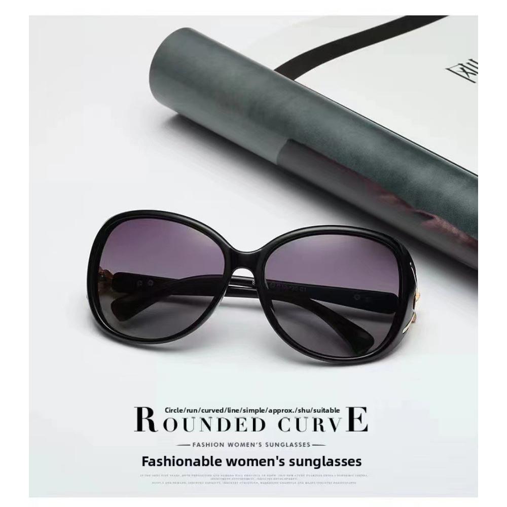 Fashion sunglasses female fox head large frame sunglasses classic trend sunglasses big face glasses thin advanced sense